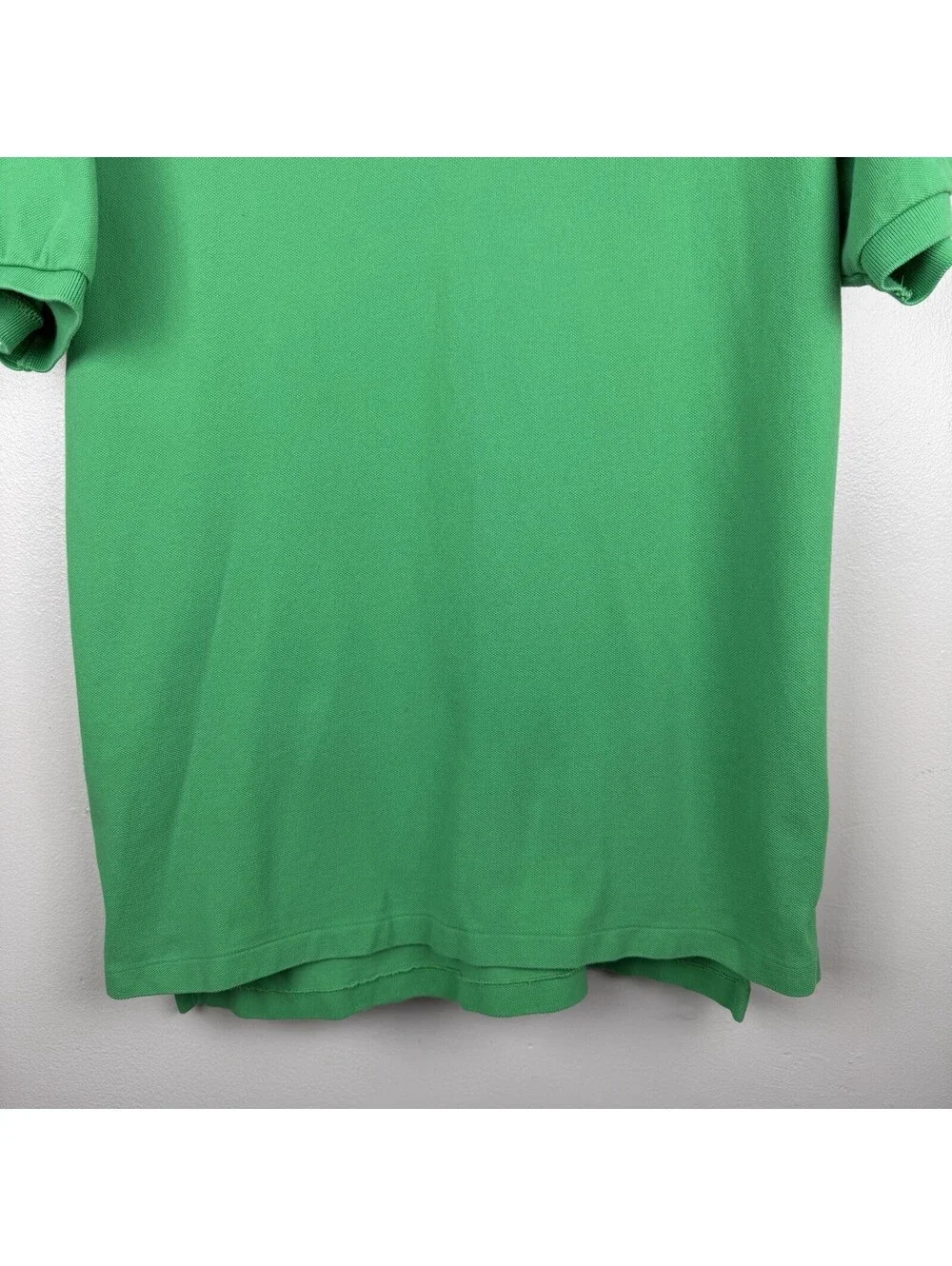 Polo Ralph Lauren Shirt Mens XL Green Pink Pony Pique Cotton Short Sleeve Preppy